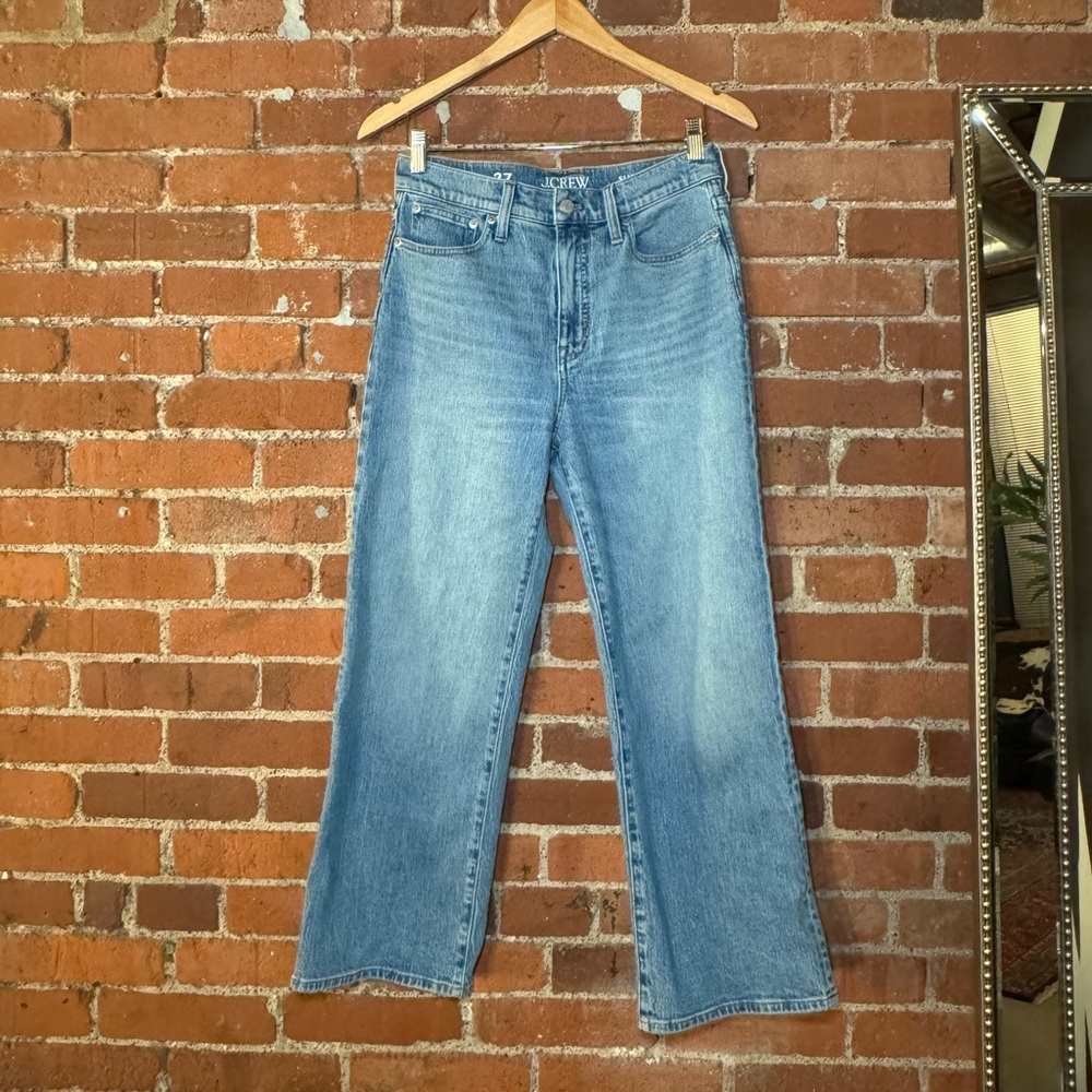 J Crew Slim Wide Leg Jean